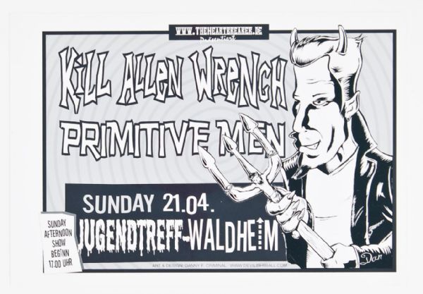 Kill Allen Wrench/Primitive Men Original Poster